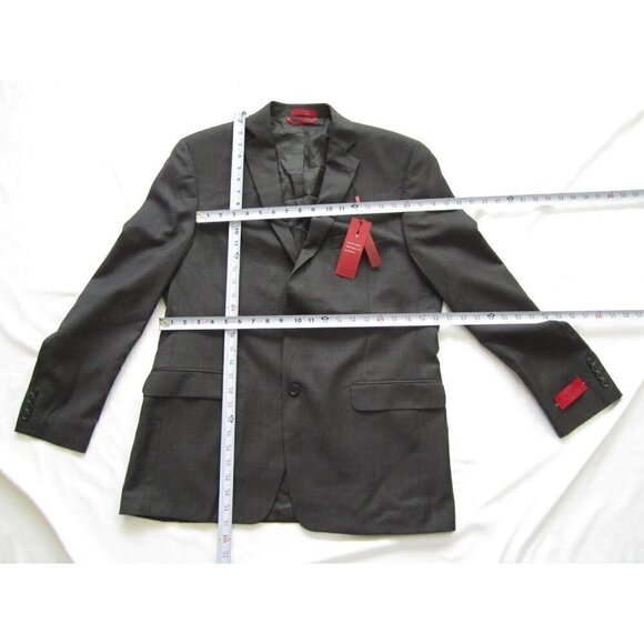 New W/ Defect Alfani Slim Fit Button Blazer Wool Suit Jacket Size 42R (MJ7) - Picture 2 of 15